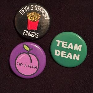 Set of Three Gilmore Girls Pins